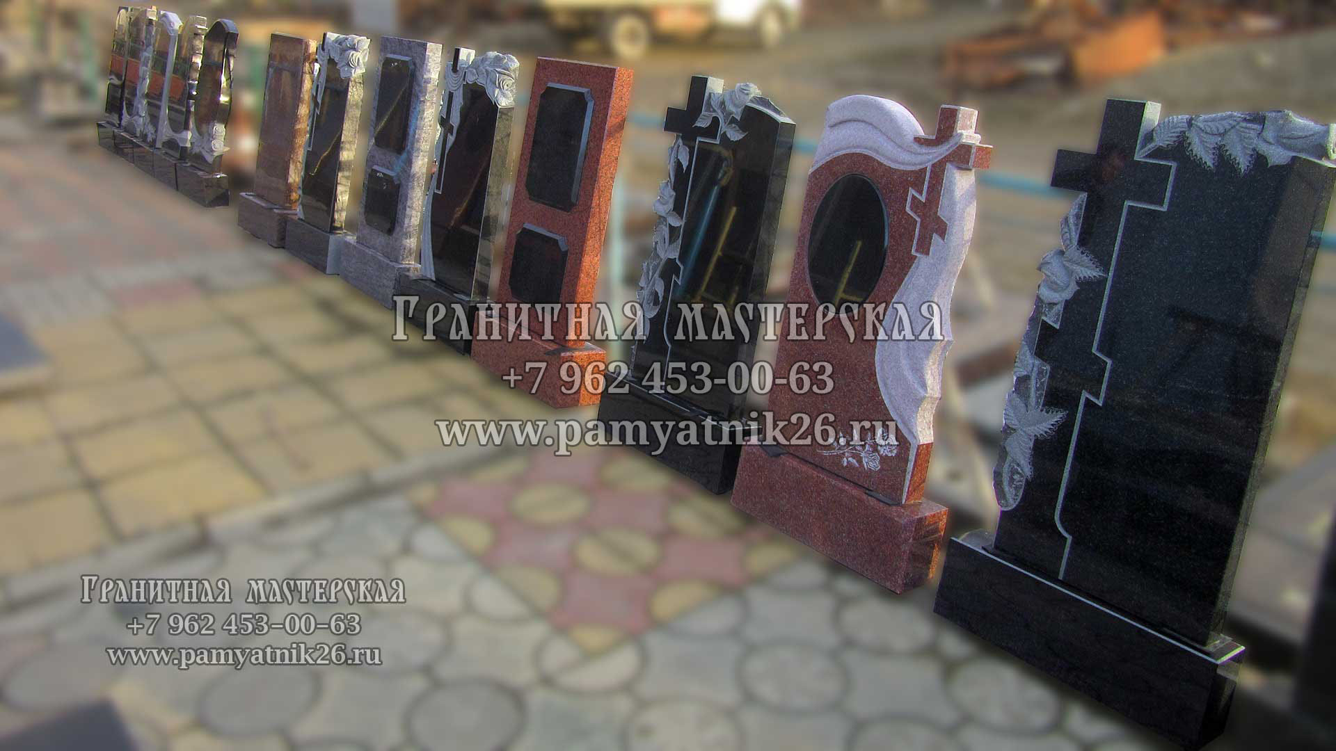 Резные памятники из гранита Резные памятники из гранита